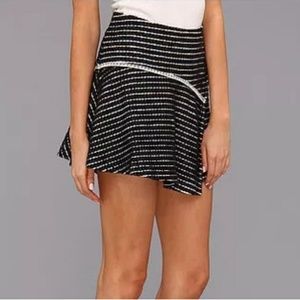 Free People striped embroidered skirt